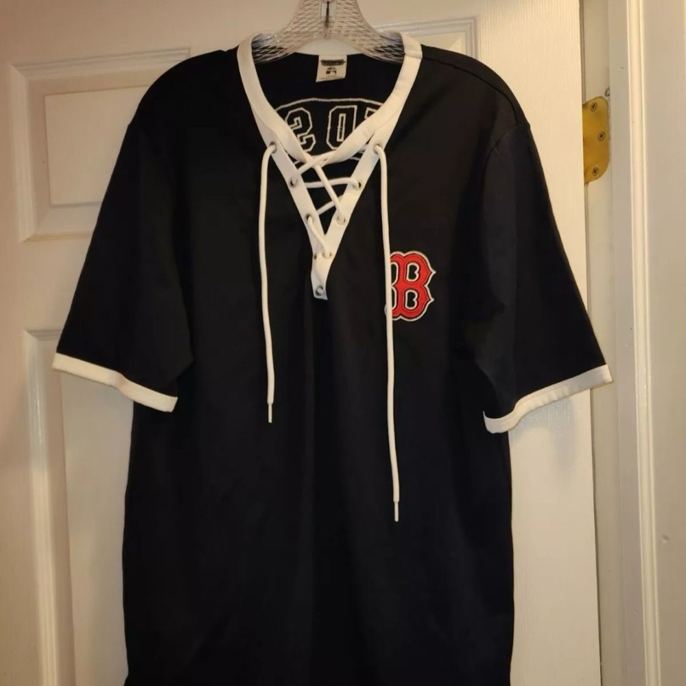Victoria’s Secret PINK Boston Red Sox Lace Up Jersey Small
